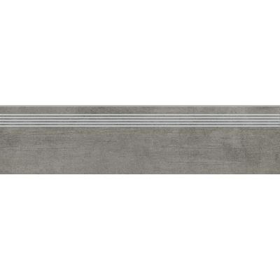 Opoczno Grava grey steptread stopnica podłogowa 29,8x119,8 cm szary mat