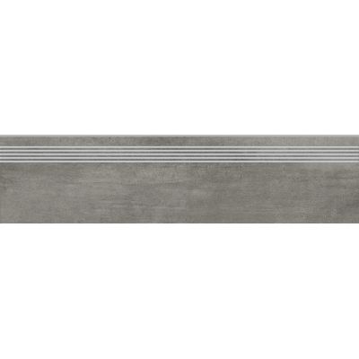 Opoczno Grava grey steptread stopnica podłogowa 29,8x119,8 cm szary mat