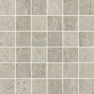 Opoczno Grava light grey mosaic matt mozaika ścienno-podłogowa 29,8x29,8 cm jasny szary mat