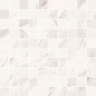 Opoczno Marble Charm Mosaic mozaika ścienna 29x29 cm biały połysk