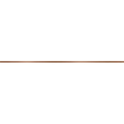 Opoczno Universal Metal Borders metal copper border glossy listwa ścienna 1x74 brązowy połysk