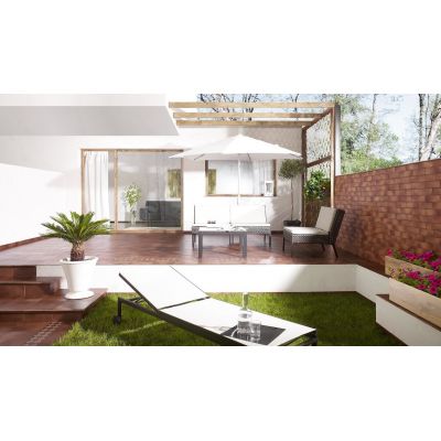 Opoczno Solar brown 3D płytka elewacyjna 6,5x24,5 cm STR brązowy połysk