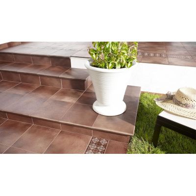 Opoczno Solar brown 3D płytka elewacyjna 6,5x24,5 cm STR brązowy połysk