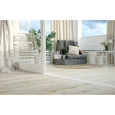 Opoczno Wood Concept Classic Oak white płytka ścienno-podłogowa 14,7x89 cm STR biały mat