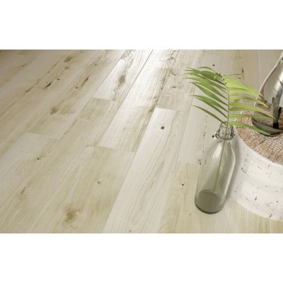 Opoczno Wood Concept Classic Oak white płytka ścienno-podłogowa 14,7x89 cm STR biały mat