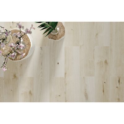 Opoczno Wood Concept Classic Oak white płytka ścienno-podłogowa 14,7x89 cm STR biały mat