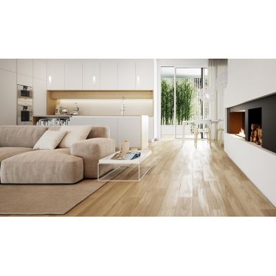 Opoczno Wood Concept Natural Ash Beige płytka ścienno-podłogowa 22,1x89 cm STR beżowy mat