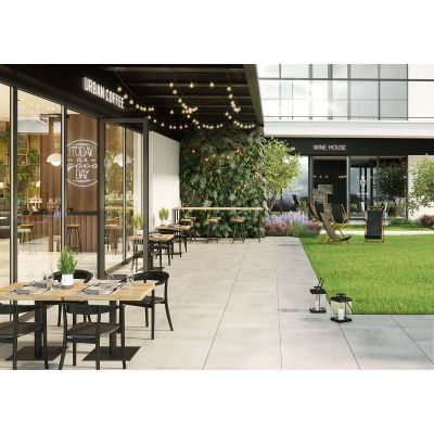 Opoczno Grava light grey lappato płytka ścienno-podłogowa 59,8x59,8 cm jasny szary lappato