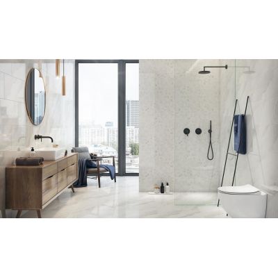 Opoczno Marble Charm White Glossy płytka ścienna 29x59,3 cm biały połysk