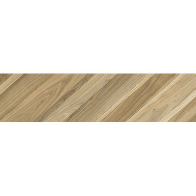 Opoczno Carrara Chic Wood Chevron B Matt płytka ścienno-podłogowa 22,1x89 cm STR beżowy mat