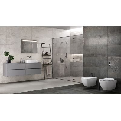 Cersanit Divena grys matt płytka ścienno-podłogowa 39,8x119,8 cm szary mat