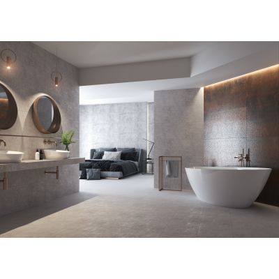 Cersanit Divena grys matt płytka ścienno-podłogowa 39,8x119,8 cm szary mat