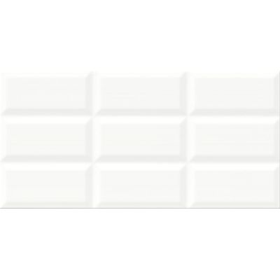 Cersanit Naris PS604 white glossy structure płytka ścienna 29,7x60 cm