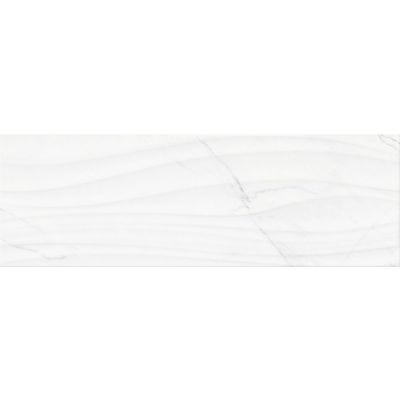 Cersanit Marinel white structure glossy płytka ścienna 20x60 cm STR biały połysk
