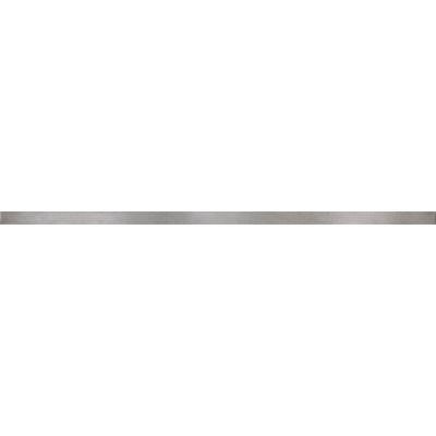 Cersanit Concrete Style metal sliver glossy border listwa ścienna 2x60 cm srebrny połysk