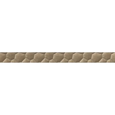 Cersanit Calm Organic listwa ścienna 59,8x5,5 cm brązowa