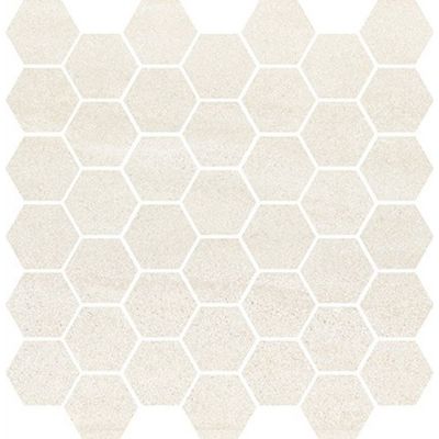 Cersanit Bantu cream heksagon small mosaic glossy mozaika ścienna 29x29,7 cm kremowy połysk