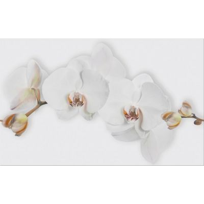 Cersanit Marisol white inserto flower dekor ścienny 25x40 cm mix połysk