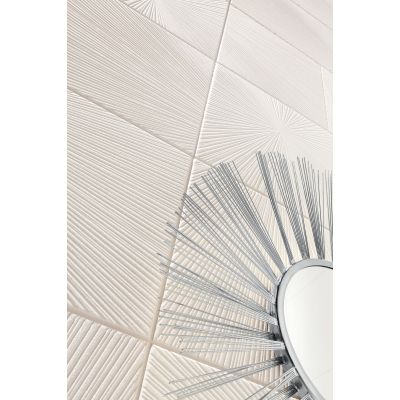 Domino Bafia white 2 dekor ścienny 30,8x60,8 cm