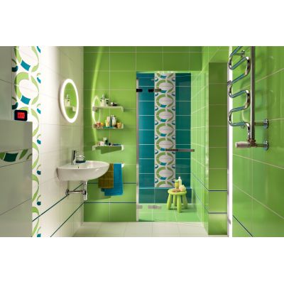 Domino Indigo biały płytka podłogowa 33,3x33,3 cm