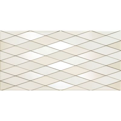 Domino Biel diamond dekor ścienny 44,8x22,3 cm 