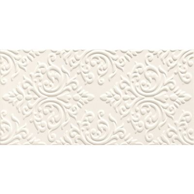 Domino Delice STR dekor ścienny 44,8x22,3 cm biały mat