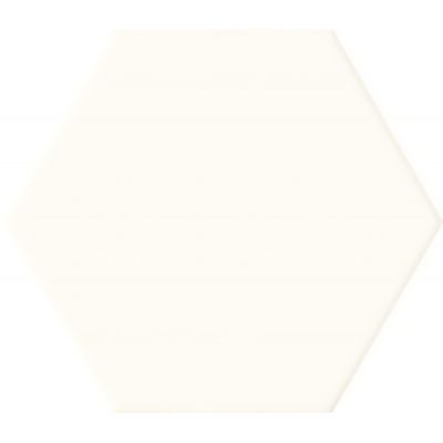 Domino Burano white hex płytka ścienna 11x12,5 cm