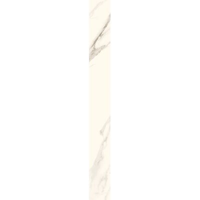 Paradyż Calacatta cokół podłogowy 9,8x89,8 cm biały mat