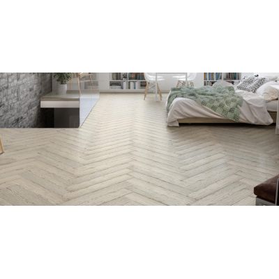 Paradyż Herrera płytka ścienno-podłogowa 14,8x89,8 cm biały mat