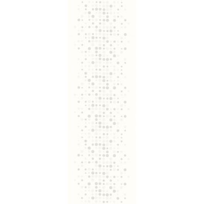 Paradyż Abrila dekor ścienny 20x60 cm inserto kropki A biały/szary