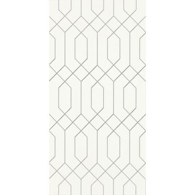 Paradyż Taiga dekor ścienny 29,5x59,5 cm inserto biały/szary