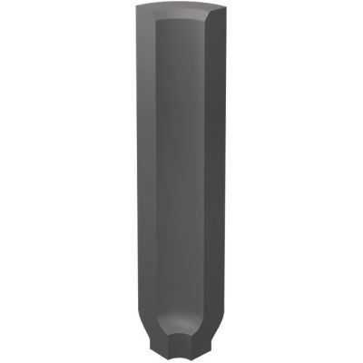 Paradyż Bazo profil 3x10 cm wewnętrzny monokolor czarny mat