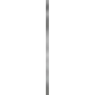 Paradyż listwa ścienna 2x60 cm uniwersalna polerowana metal srebrny mat