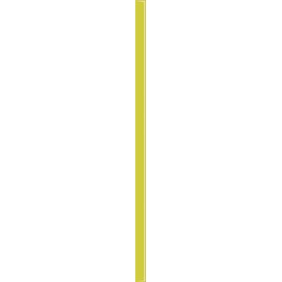 Paradyż listwa ścienna 2,3x60 cm uniwersalna szklana zefir żółta