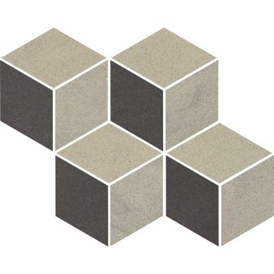 Paradyż Rockstone mozaika ścienno-podłogowa 20,4x23,8 cm cięta antracytowy mat