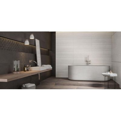 Paradyż Minimal Stone Nero płytka ścienna 29,8x89,8 cm