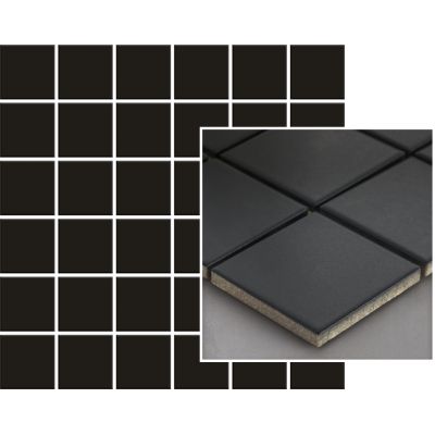 Paradyż Albir mozaika ścienno-podłogowa 29,8x29,8 cm prasowana czarny mat