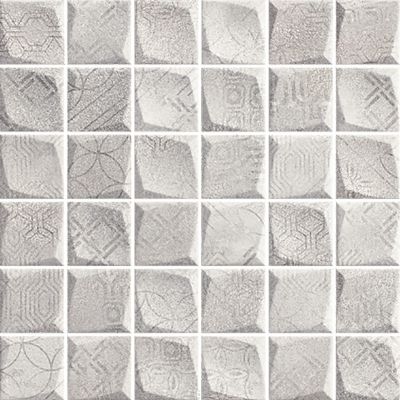 Paradyż Harmony mozaika ścienna 29,8x29,8 cm prasowana szara