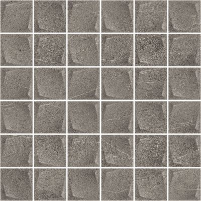 Paradyż Minimal Stone mozaika ścienna 29,8x29,8 cm prasowana grafitowy mat
