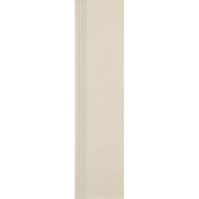 Paradyż Intero stopnica 29,8x119,8 cm prosta nacinana biały mat