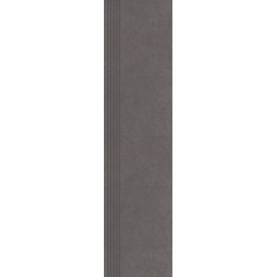 Paradyż Intero stopnica 29,8x119,8 cm prosta nacinana grafitowy mat