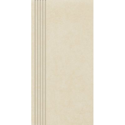 Paradyż Intero stopnica 29,8x59,8 cm prosta nacinana beżowy mat