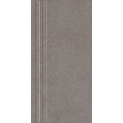 Paradyż Intero stopnica 29,8x59,8 cm prosta nacinana grafitowy mat