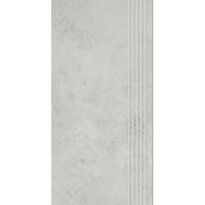 Paradyż Scratch stopnica 29,8x59,8 cm prosta nacinana biały półpoler