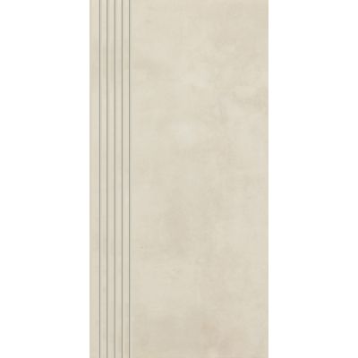 Paradyż Tecniq stopnica 29,8x59,8 cm prosta nacinana biały mat