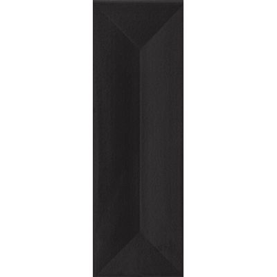 Paradyż Favaro płytka ścienna 9,8x29,8 cm STR czarny mat