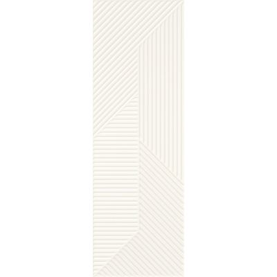 Paradyż Woodskin płytka ścienna 29,8x89,8 cm motyw B biały mat