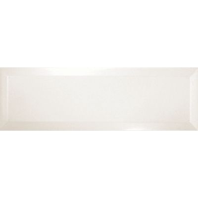 Ribesalbes Bisel płytka ceramiczna 10x30 cm biały połysk