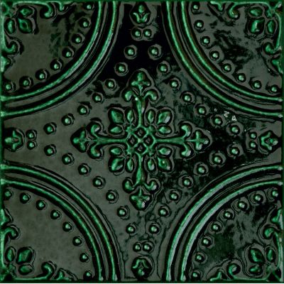 Tubądzin Tinta green dekor ścienny 14,8x14,8 cm 