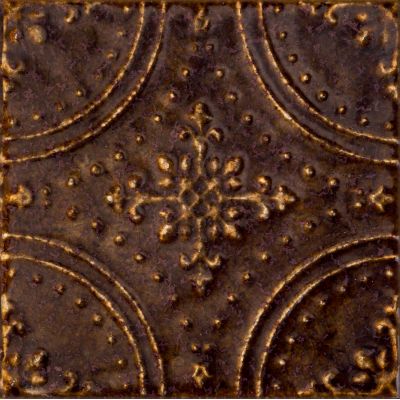 Tubądzin Tinta brown dekor ścienny 14,8x14,8 cm